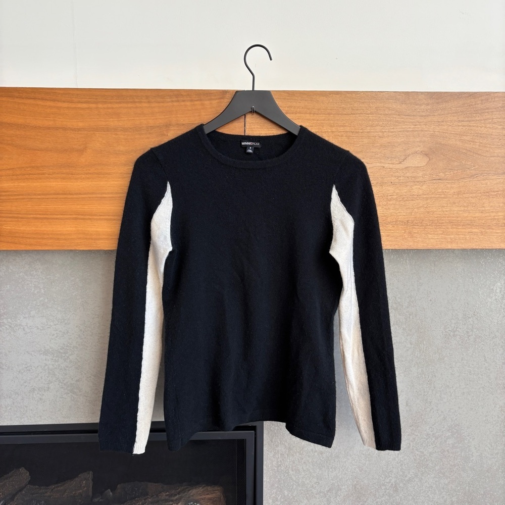 MINNIE ROSE Cashmere Sweater, Size S